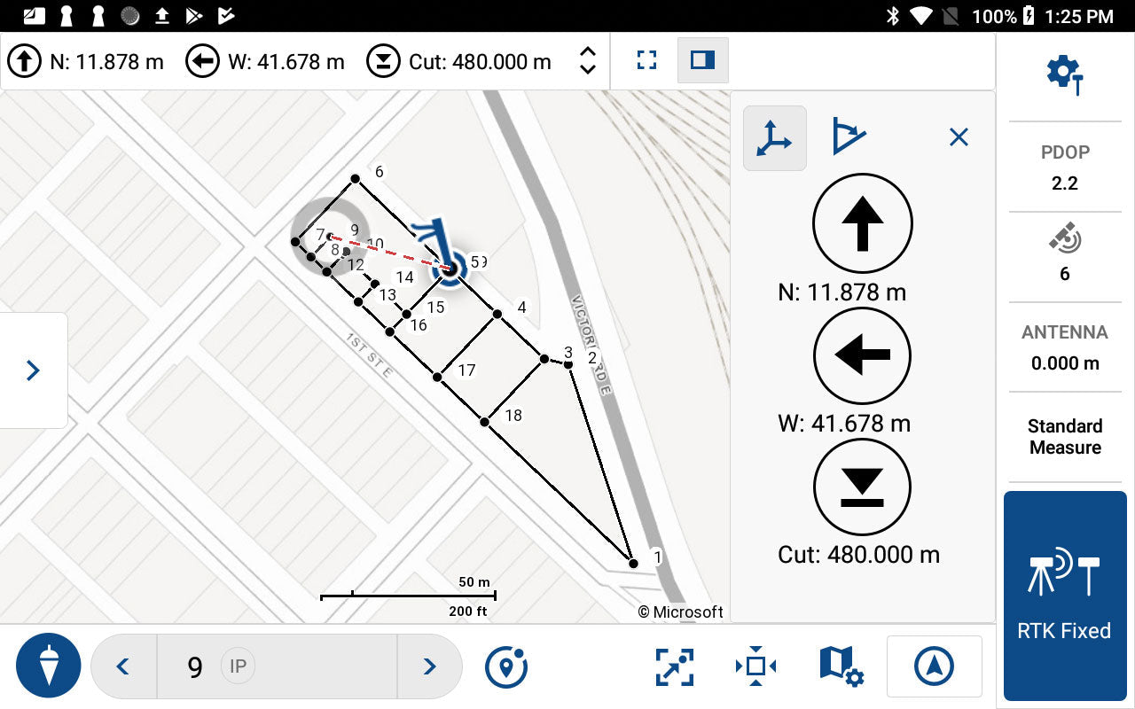 MicroSurvey FieldGenius for Android (Emlid)