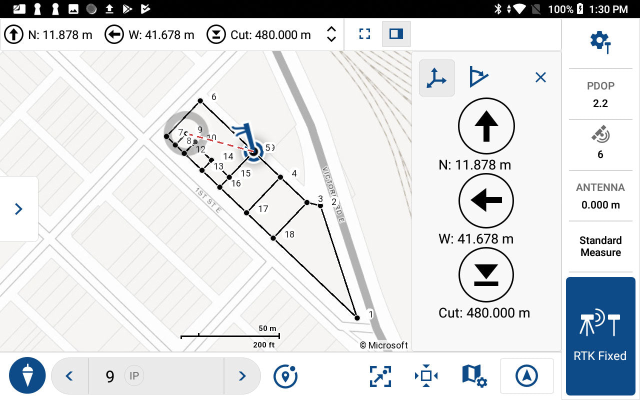 MicroSurvey FieldGenius for Android (Emlid)